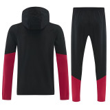 26/27 Germany Black Hooded Windbreaker Tracksuit