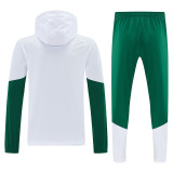 26/27 Italy White Hooded Windbreaker Tracksuit