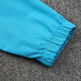26/27 Spain Royal Blue Hooded Windbreaker Tracksuit