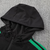 26/27 Mexico Green Hooded Windbreaker Tracksuit