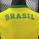 26/27 Brazi Simulated Edition Yellow Player Version Soccer Jersey