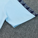 26/27 Man City Sky Blue polo shirts pants suit