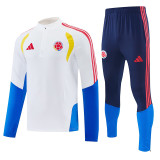 26/27 Colombia White Half Pull Tracksuit (半拉链)