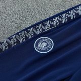 26/27 Man City Royal Blue polo shirts pants suit