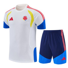 26/27 Colombia White Training Short Suit