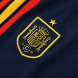 26/27 Spain Lake Blue Half Pull Tracksuit (半拉链)