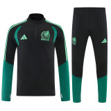 26/27 Mexico Black Half Pull Tracksuit (半拉链)