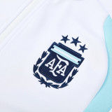 26/27 Argentina White Jacket Tracksuit