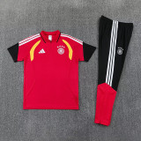 26/27 Germany Red polo shirts pants suit