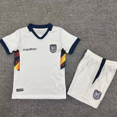 26/27 Ecuador Third White Kids Soccer Jersey(V领)