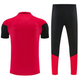 26/27 Germany Red polo shirts pants suit