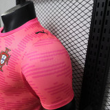 26/27 Portugal Pink Pattern Edition Player Version Soccer Jersey