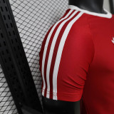 26/27 Man Utd Leisure Red Player Version Retro Soccer Jersey