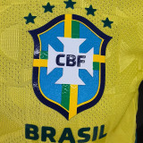 26/27 Brazil Home Player Version Soccer Jersey