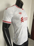 25/26 LIV Away Simulation Edition White Player Version Soccer Jersey