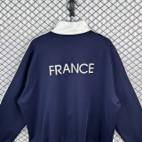2014 France Royal Blue Retro Jacket