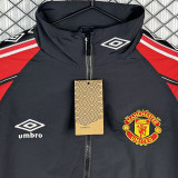 1998/1999 Man Utd Black Retro Windbreaker