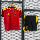 26/27 Belgium Home Kids Soccer Jersey