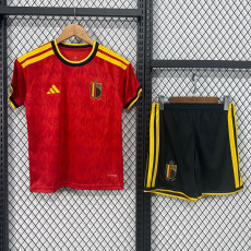 26/27 Belgium Home Kids Soccer Jersey