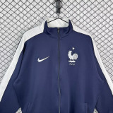 2014 France Royal Blue Retro Jacket