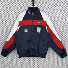 1998 England Dark Blue Retro  Windbreaker