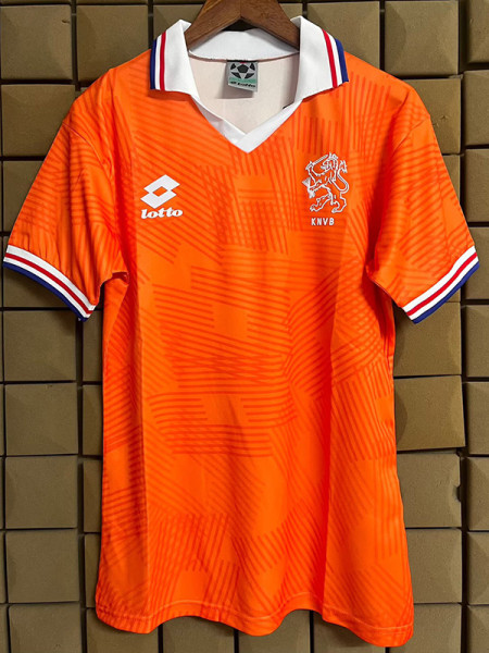 1993 Netherlands Home Retro Soccer Jersey