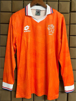 1993 Netherlands Home Long Sleeve Retro Soccer Jersey