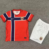 26/27 Norway Home Kids Soccer Jersey