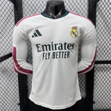 26/27 RMA Home Long Sleeve Player Version Soccer Jersey