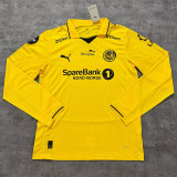 26/27 Bodo Glimt Home  Long Sleeve Fans Soccer Jersey(全广告)