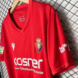2026 Osasuna Retro Edition Red Fans Soccer Jersey(带复古章)