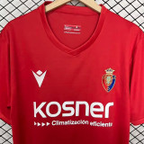 2026 Osasuna Retro Edition Red Fans Soccer Jersey(带复古章)