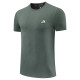 2026 AD Misty Sea Blue Leisure quick drying Men's T-shirt Top#A324