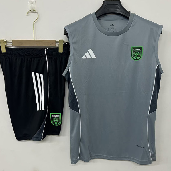 26/27 Austin FC Grey Tank top and shorts suit