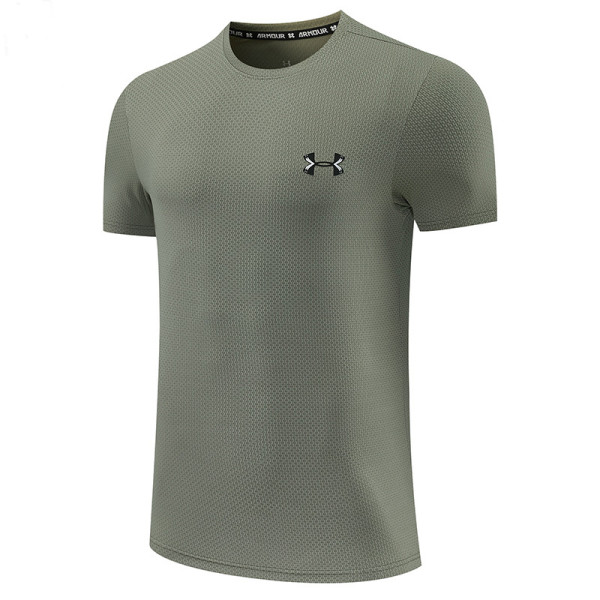 2026 UA Olive Green Men's T-shirt Top#A322