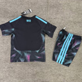 26/27 Argentina Ｇoalkeeper Black Kids Soccer Jersey