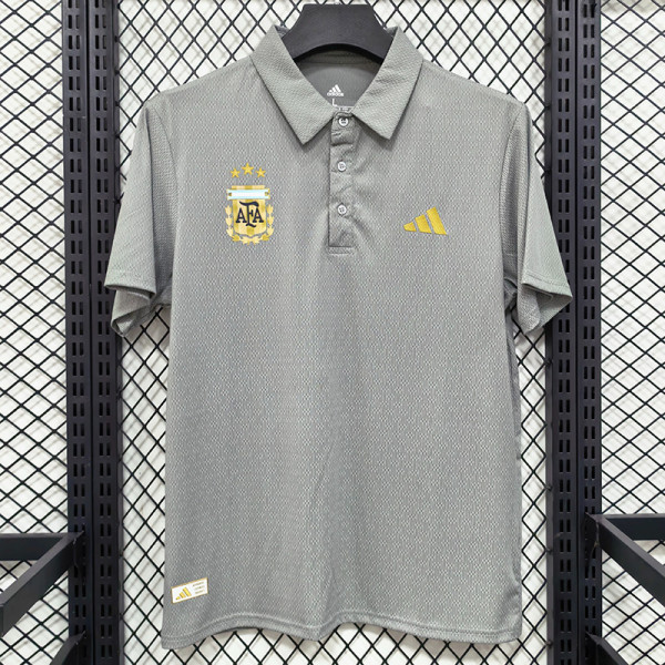 2026 Argentina AD Gray Men's T-shirt Top