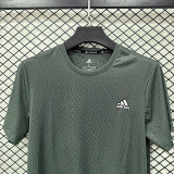 2026 AD Misty Sea Blue Leisure quick drying Men's T-shirt Top#A324