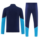 26/27 AD Royal Blue Kids Half Pull Tracksuit#814宝蓝(童装半拉链)