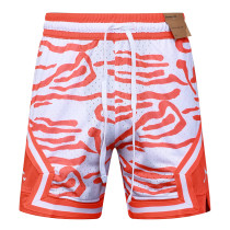 26/27 Flying Man Casual NBA Edition Tiger-striped orange shorts#C2520