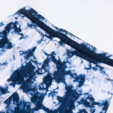 26/27 Flying Man Casual NBA Edition Camouflage Blue shorts#C2511
