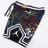 26/27 Flying Man Casual NBA Edition Candlelight Red shorts#C2527