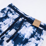 26/27 Flying Man Casual NBA Edition Camouflage Blue shorts#C2511