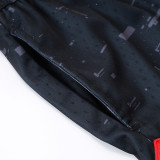 26/27 Flying Man Casual NBA Edition Ｗave Black shorts#C251３