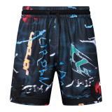 26/27 Flying Man Casual NBA Edition Nightfall black shorts#C2519