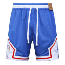 26/27 Flying Man Casual NBA Edition Mesh blue shorts#A2512