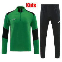 26/27 UA Green Kids Half Pull Tracksuit#816(童装半拉链)