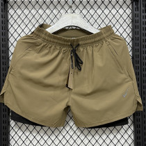 2026 NK khaki Casual Double layer shorts#D1105 双层黑色