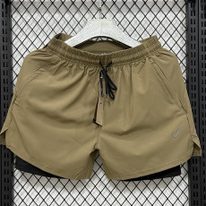 2026 NK khaki Casual Double layer shorts#D1105 双层黑色