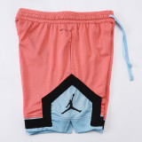 26/27 Flying Man Casual NBA Edition orange-red shorts#A2616